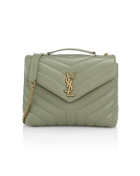 sage green ysl bag|YSL slouch bag.